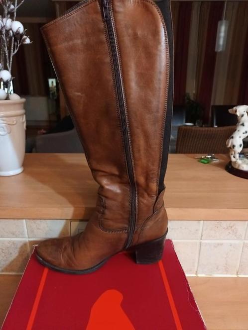 Hoge lederen dameslaarzen "ALEXANDRA" n, Kleding | Dames, Schoenen, Zo goed als nieuw, Ophalen of Verzenden