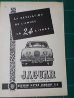 Jaguar automobile - publicité papier - 1956, Collections, Marques & Objets publicitaires, Enlèvement ou Envoi, Utilisé, Autres types