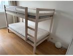 Stapelbed Massief Wit Grenenhout 99 X 200cm, Ophalen, 85 tot 100 cm, Nieuw, Matras