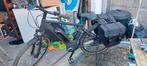 Elektrische fiets met draagtassen 10 maand oud 1100 km Bosc, Comme neuf, Enlèvement, 50 km par batterie ou plus