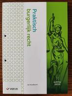 Praktisch burgerlijk recht 2023, Boeken, Schoolboeken, Nieuw, ASO, Van In, Ophalen