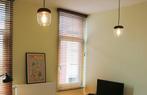 2 hanglampjes (glas, koperkleur en rubber), Ophalen, Zo goed als nieuw, Glas