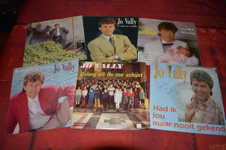45t's uit de carrierre van JO VALLEY, Cd's en Dvd's, Vinyl | Nederlandstalig, Zo goed als nieuw, Levenslied of Smartlap, Ophalen of Verzenden