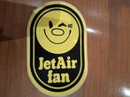 Vintage sticker JetAir fan, Verzamelen, Stickers, Ophalen of Verzenden, Zo goed als nieuw