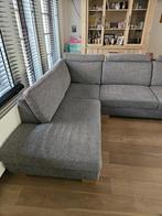 Zetel in L vorm incl. Poef met opbergruimte, Huis en Inrichting, Ophalen, Gebruikt, Stof