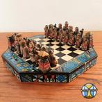 Vintage schaakspel Inca's vs Spaanse conquistadores reisspel, Ophalen of Verzenden