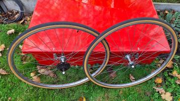 28” Retro wielset Flandria 5 speed racefiets + nieuw banden beschikbaar voor biedingen