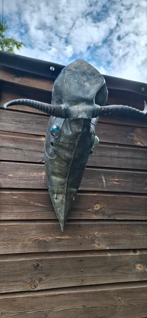 holle metalen occulte kunstwerk, Antiek en Kunst, Kunst | Overige Kunst, Ophalen of Verzenden