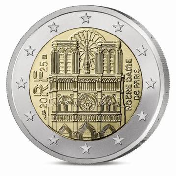 2 euro Frankrijk 2025 Notre Dame de Paris beschikbaar voor biedingen