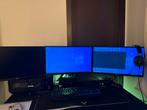 3 ecran LG avec support, Computers en Software, Computerbehuizingen, Ophalen, Zo goed als nieuw