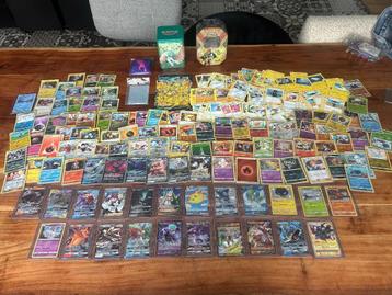 pokemon kaarten + sleeves beschikbaar voor biedingen