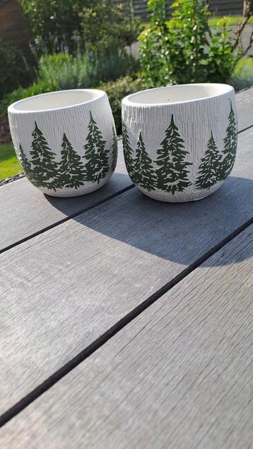Bloem(planten)pot met kerstboom, Enlèvement ou Envoi, Neuf