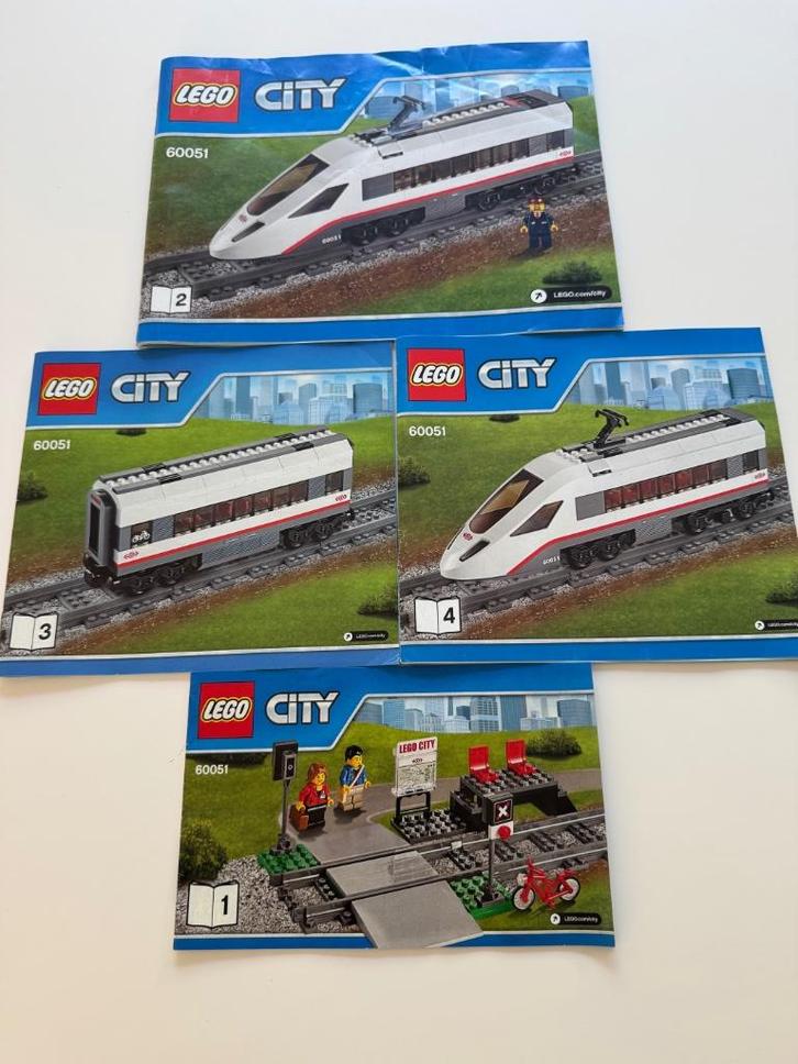 LEGO 60051 - Lego City Hogesnelheidstrein met extra rails, Kinderen en Baby's, Speelgoed | Duplo en Lego, Gebruikt, Lego, Losse stenen