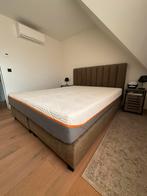 Tweepersoonsbed met Tempur matras 180 x 220, Huis en Inrichting, Slaapkamer | Complete slaapkamers, Ophalen, Gebruikt, Tweepersoons