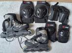 Skeelers + bescherming, Sport en Fitness, Zo goed als nieuw, Inline skates 4 wielen, Dames, Ophalen