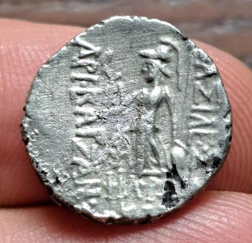 Griekenland - Zilveren Drachme van de koningen van Cappadoci, Postzegels en Munten, Munten | Europa | Niet-Euromunten, Losse munt