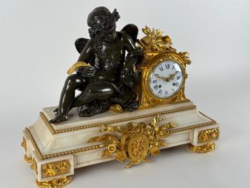 Exclusieve bronzen napoleon III pendule, Antiek en Kunst, Ophalen