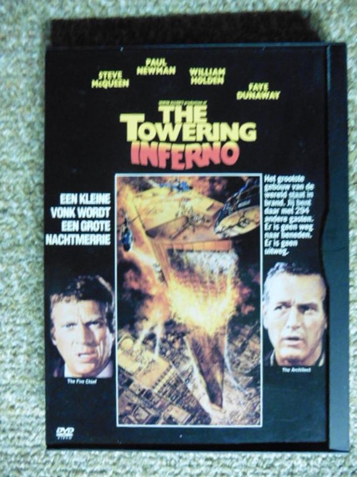 Towering Inferno (1974) dvd    Steve McQueen, Cd's en Dvd's, Dvd's | Klassiekers, Zo goed als nieuw, Actie en Avontuur, 1960 tot 1980