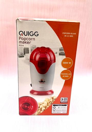 Quigg Popcornmachine - Popcorn in 2,5 min beschikbaar voor biedingen