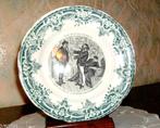 ASSIETTE DECORATIVE "porcelaine de Paris " B.ETAT, Ophalen