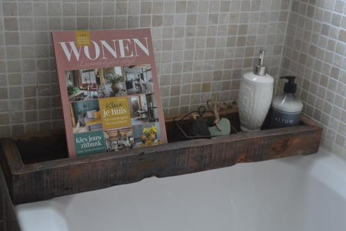 Badbrug / Opbergbak - Oud Hout - uniek stoer landelijk, Huis en Inrichting, Badkamer | Badtextiel en Accessoires, Nieuw, Overige typen