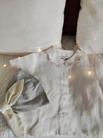 Geborduurde linnen blouse voor baby's "Buissonière"., Kinderen en Baby's, Ophalen of Verzenden, Nieuw, Meisje