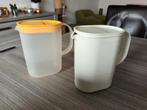 Tupperware: twee serveerkannen 1 liter (nieuw), Ophalen, Nieuw, Wit, Beker of Kan