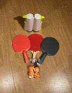 Complete Pingpongset—Pallets, Uitschuifbaar Net, Balletjes!, Sport en Fitness, Ophalen of Verzenden, Gebruikt