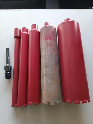 5 diamantboren / kerboren  + SDS plus of max  adapter beschikbaar voor biedingen