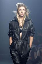 Ongedr lamslederen jumpsuit Zadig & Voltaire Defile mt 36, Kleding | Dames, Zadig & Voltaire, Verzenden, Zwart, Nieuw