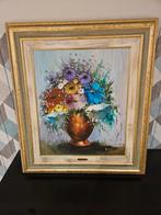 Mooi schilderij met prachtige kader 80 cm hoog en 70 cm br, Antiek en Kunst, Ophalen