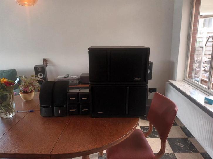 bose speakerset, Audio, Tv en Foto, Luidsprekerboxen, Gebruikt, Surroundset zonder subwoofer, 60 tot 120 watt, Bose, Ophalen