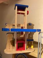 Houten garage, Enlèvement, Comme neuf, Jouet à Rouler ou à Bascule