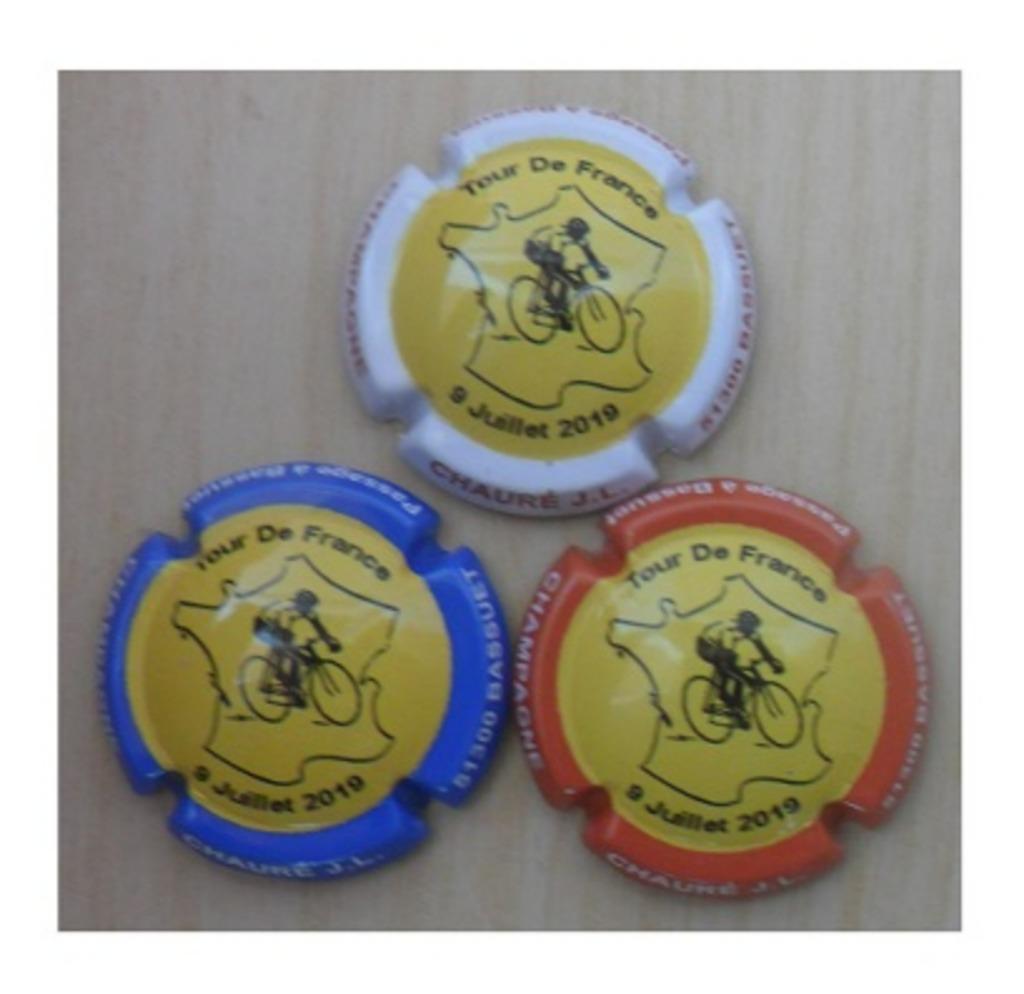 Champagne capsules - Chauré JL 52 Tour de France 2019(L 7845, Verzamelen, Ophalen of Verzenden