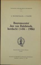 Bouwmeester Jan van Ruisbroek, herdacht (1486-1986), Boeken, Architecten, Maesschalck Alphonsine, Ophalen of Verzenden, Zo goed als nieuw