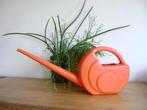 vintage retro plastic gieter voor binnen oranje, Tuin en Terras, Gieters, Ophalen of Verzenden, Kunststof