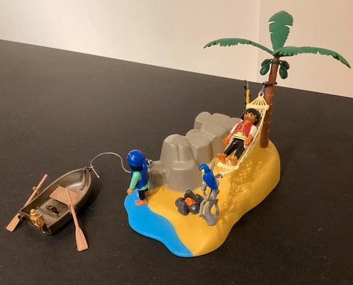 Playmobil 4139: Pirateneiland, Kinderen en Baby's, Speelgoed | Playmobil, Zo goed als nieuw, Complete set, Ophalen of Verzenden