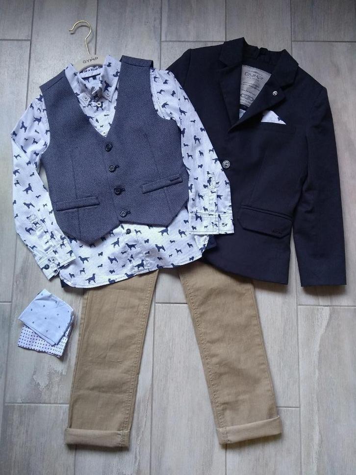 ★ M116/122 - Communie/feestset GYMP, Kinderen en Baby's, Kinderkleding | Maat 116, Zo goed als nieuw, Jongen, Setje, Ophalen of Verzenden