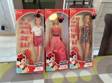 Disney Minnie Mouse verschillende Steffi poppen (Nieuw) beschikbaar voor biedingen