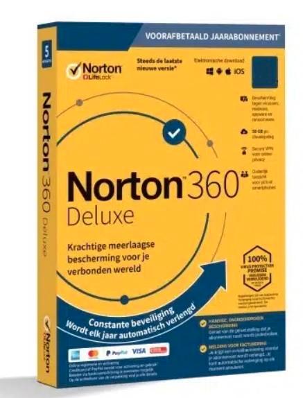 Norton 360 Deluxe pour 30 €/an (installation incluse), Informatique & Logiciels, Logiciel Antivirus & Protection, Neuf, MacOS