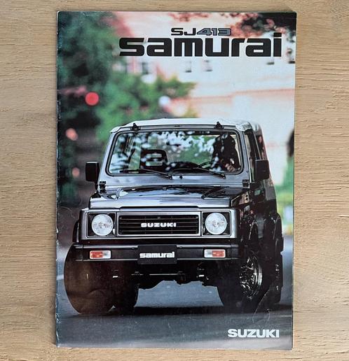 Suzuki Samurai SJ413 brochure BE-NL, Boeken, Auto's | Folders en Tijdschriften, Gelezen, Overige merken, Ophalen of Verzenden