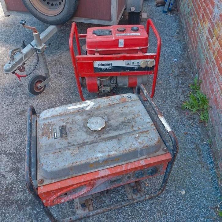 stroom generatoren  ( gasoil ), Doe-het-zelf en Bouw, Overige Doe-Het-Zelf en Bouw, Gebruikt, Ophalen