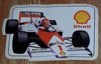 Vintage sticker Niki Lauda 1985 Marlboro F1 Shell retro, Verzamelen, Auto of Motor, Ophalen of Verzenden, Zo goed als nieuw