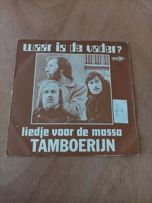 Vinyl singel , Tamboerijn , waar is de vader ?, Cd's en Dvd's, Vinyl | Nederlandstalig, Zo goed als nieuw, Ophalen of Verzenden