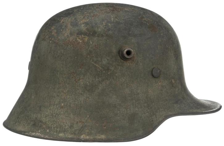 Duitse helm model 1918 gerenoveerd 40, Verzamelen, Militaria | Tweede Wereldoorlog, Landmacht, Helm of Baret, Ophalen of Verzenden