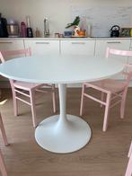 Ronde tafel ikea, Huis en Inrichting, Tafels | Eettafels, Ophalen, Zo goed als nieuw, Vier personen, Rond
