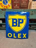 BP Olex emaille reclamebord benzinepomp, Verzamelen, Ophalen of Verzenden, Zo goed als nieuw, Reclamebord