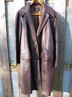 Lederen bruine slang jas mt.44/46, Kleding | Dames, Bruin, Maat 46/48 (XL) of groter, Zo goed als nieuw, Ophalen