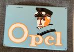 Emaille bord Opel, Ophalen