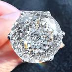 Nieuwe ring Tiffany & Co model met moissaniet van 5 karaat, Verzenden, Wit, Nieuw, Met edelsteen
